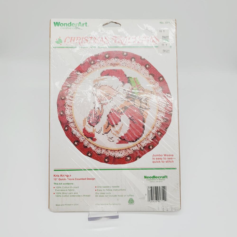 Wonder Art Santa Claus Christmas Weave Kit